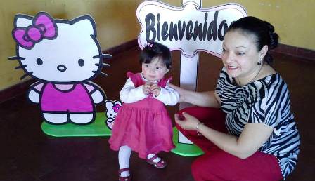 Alexia Coletti festejó su primer añito